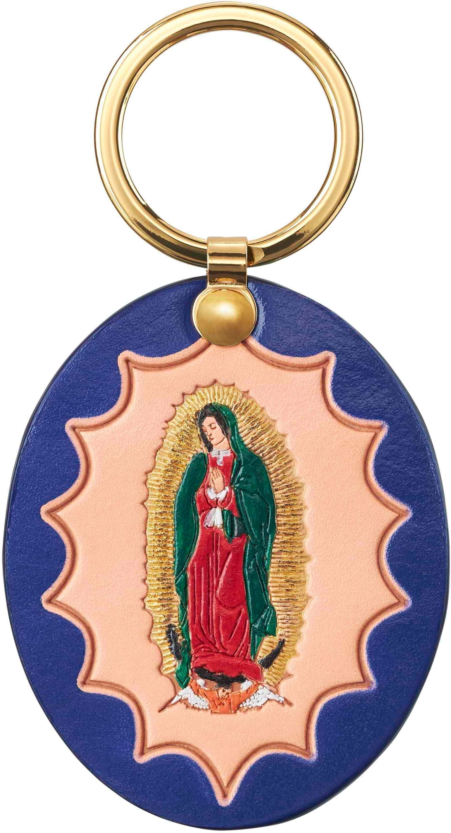 Guadalupe Leather Keychain view 9
